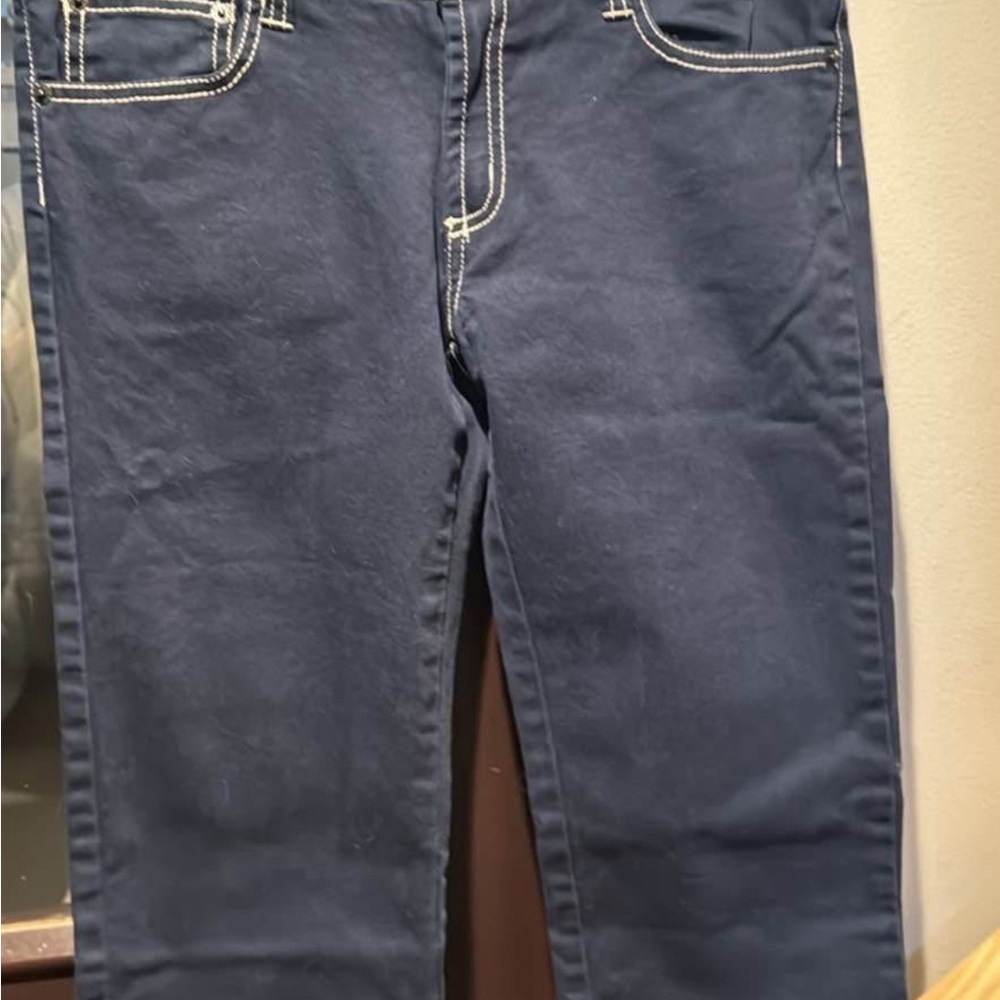 Polo Ralph Lauren Women's Cropped Jeans - Dark Blue